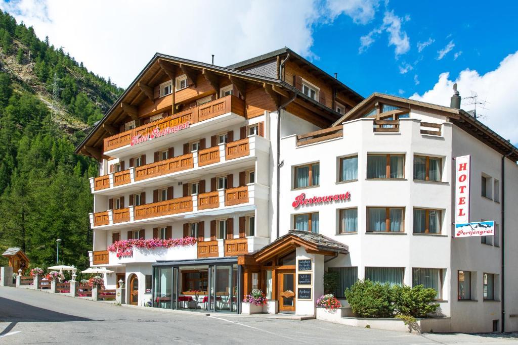 Hotel Portjengrat Saas-Almagell Bagian luar foto